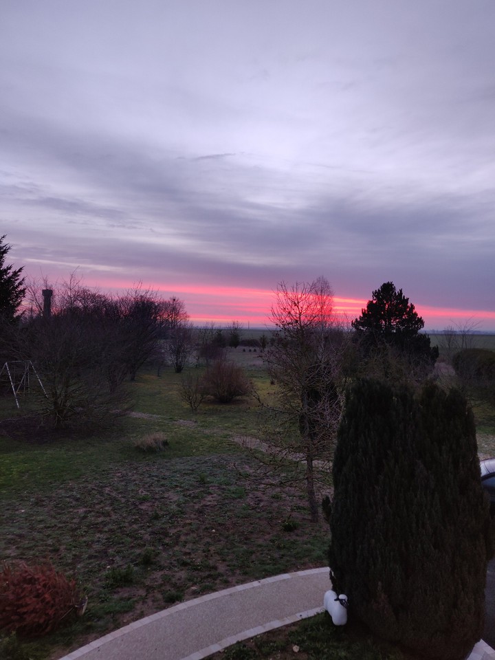 pink sky