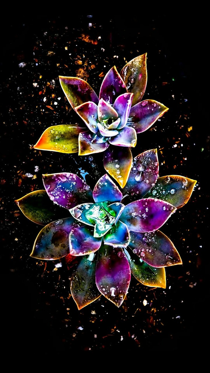 graphic flowers