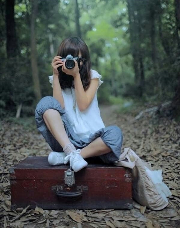 photographed girl