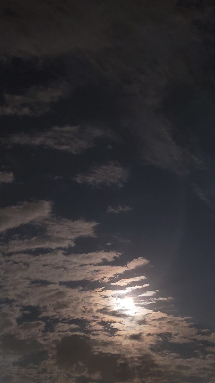 Night sky before a storm ?