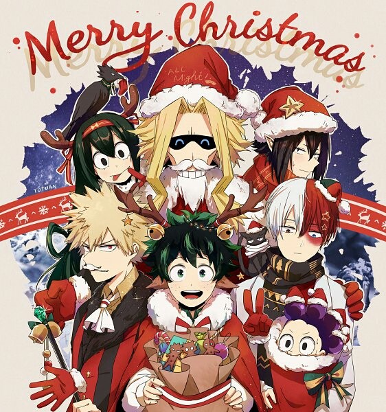 My Hero Academia Merry Christmas.