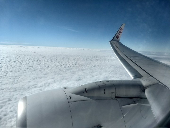 Above the clouds