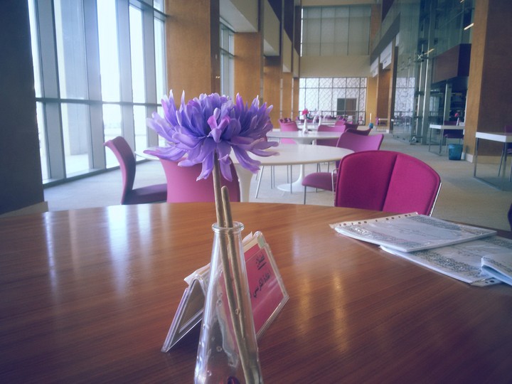 #library #study #nice #riyadh #flower #ورد