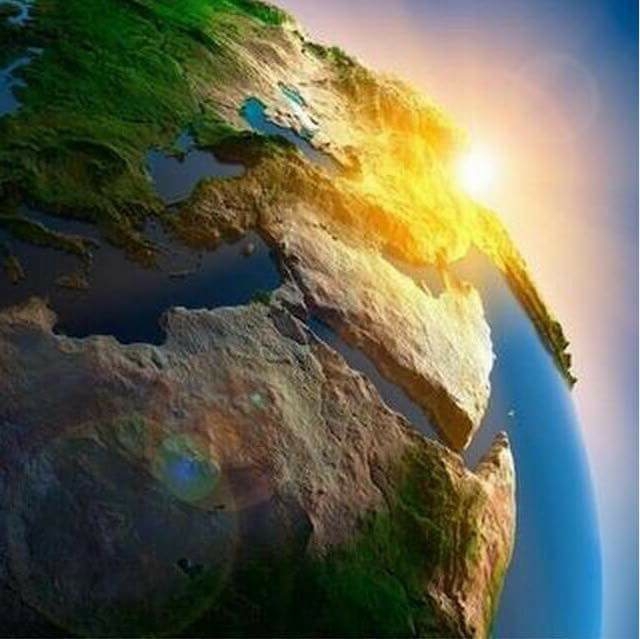 Earth in 3D view