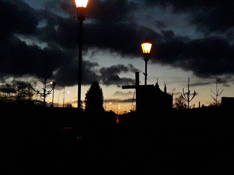 Night in town
