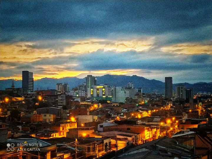 atardecer en la perla