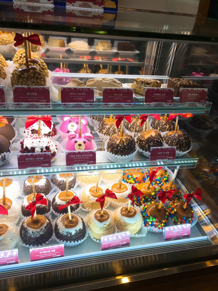 rockey mountain chocolate factory 코팅사과