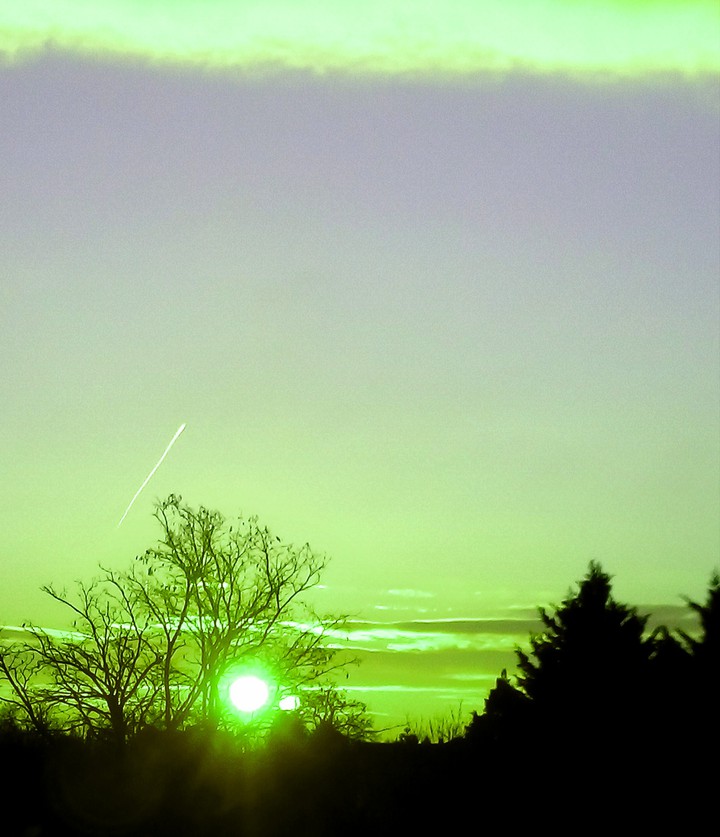 green sun