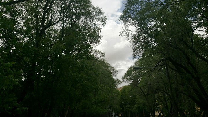 sky of countryside of Shiraz,Iran, in spring