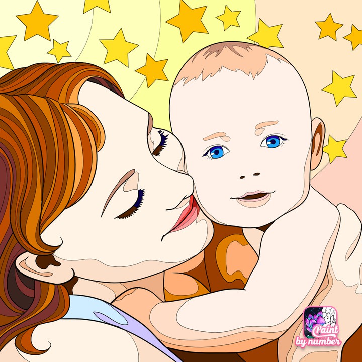 madre y bebé