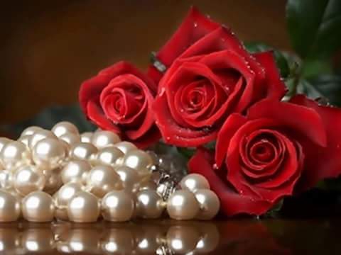 Rosas y perlas