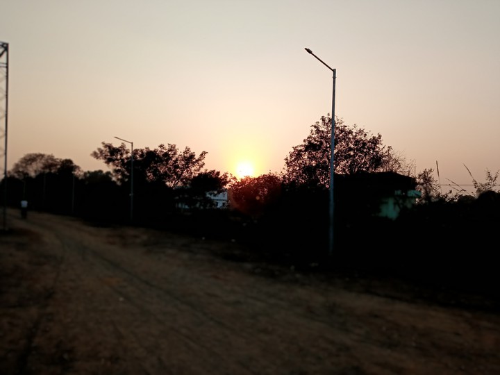 sunset time