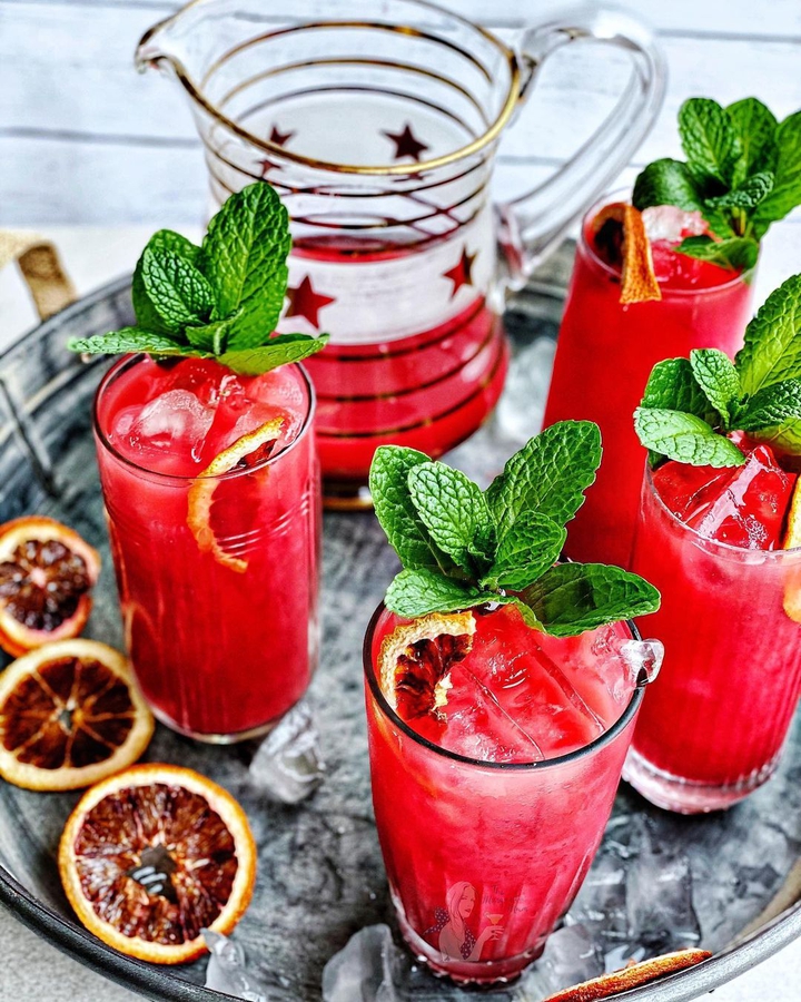 Blood Orange margaritas