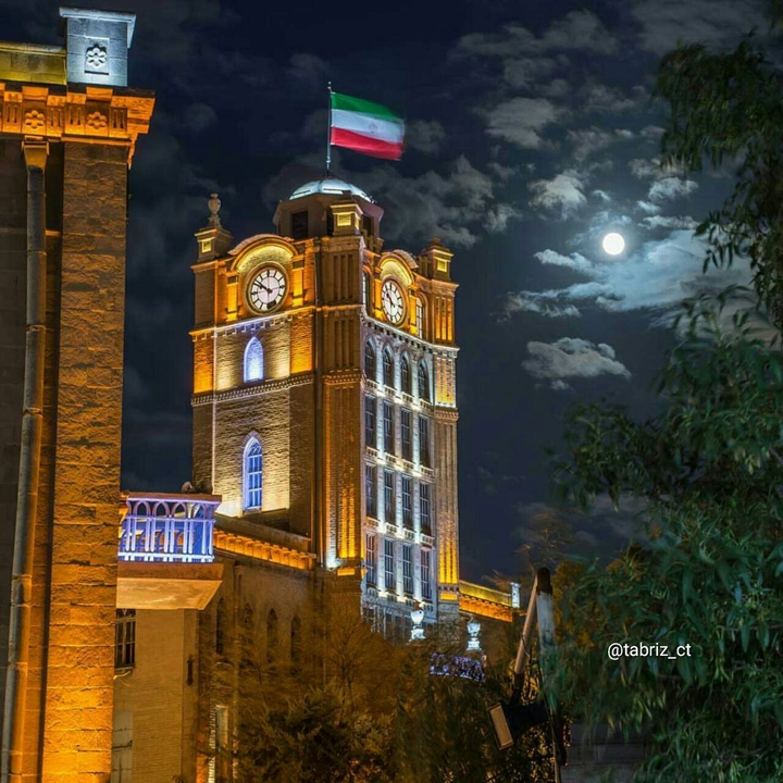 tabriz, clock tower