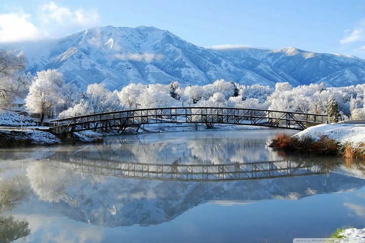 winter bridge