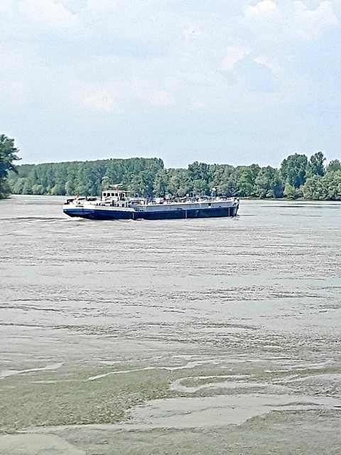 A boat on the Danube