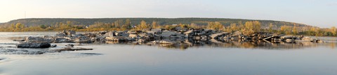 rocks on the river