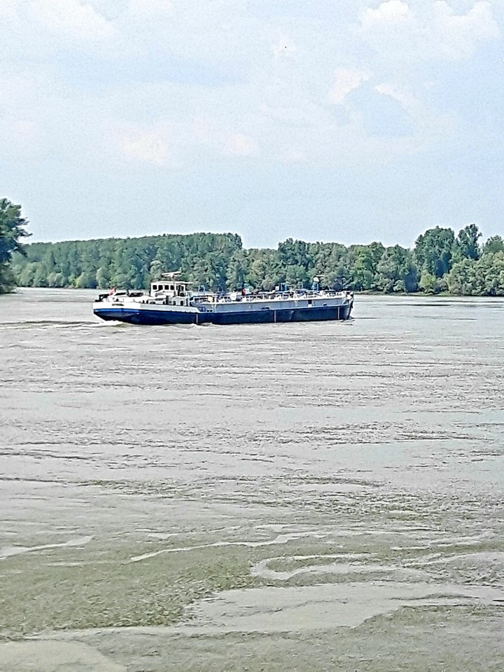 A boat on the Danube