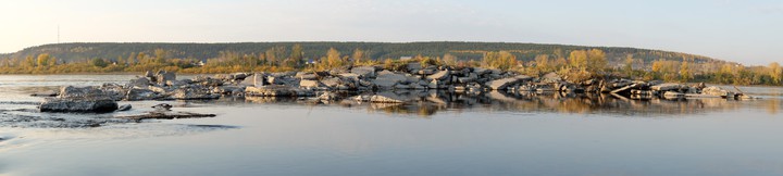 rocks on the river