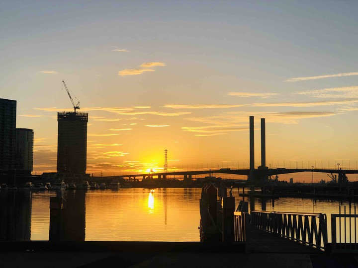 Sunset at Docklands