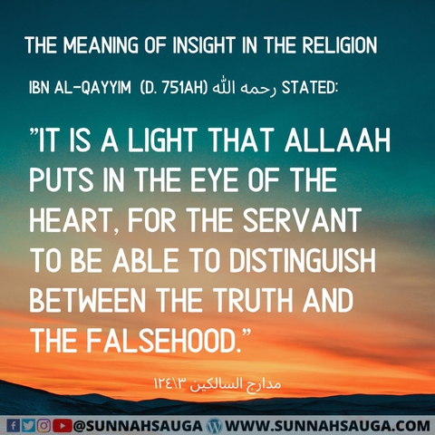 THE MEANING OF INSIGHT IN THE RELIGION