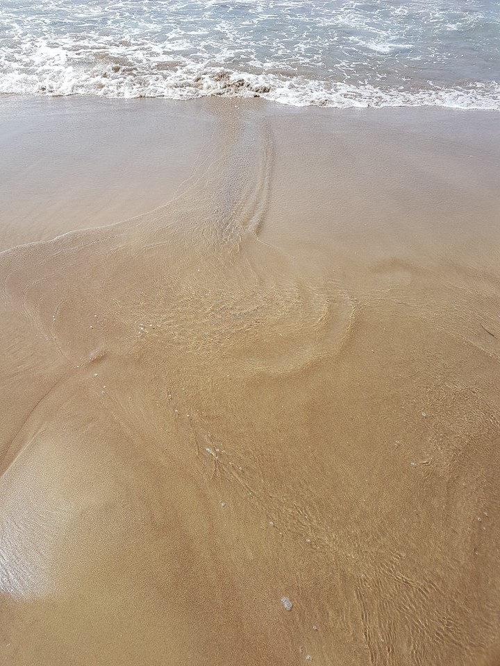 wavy beach