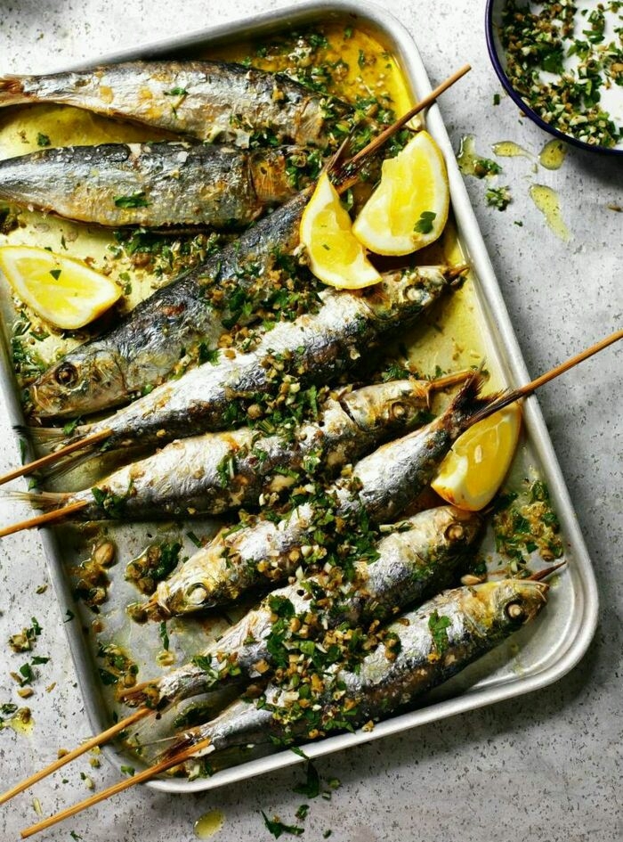 Sardine dish is delicious