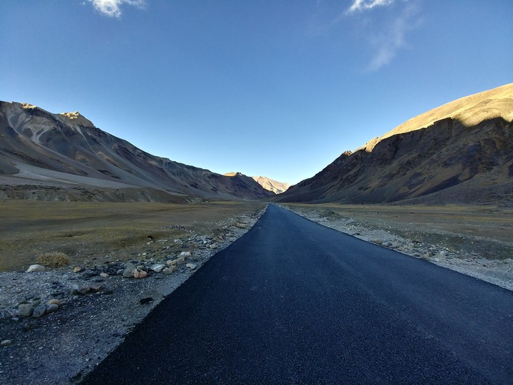 Lonely Road, Lahaul, India.