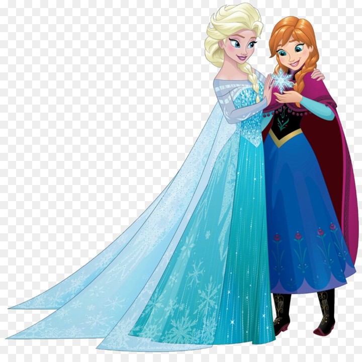 Elsa and Anna frozen