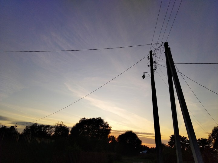 evening sky