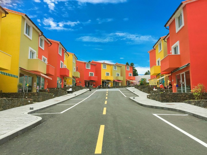 colorful town