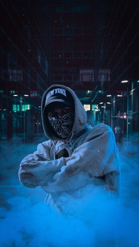 ταπετσαρίες hoodie, mask