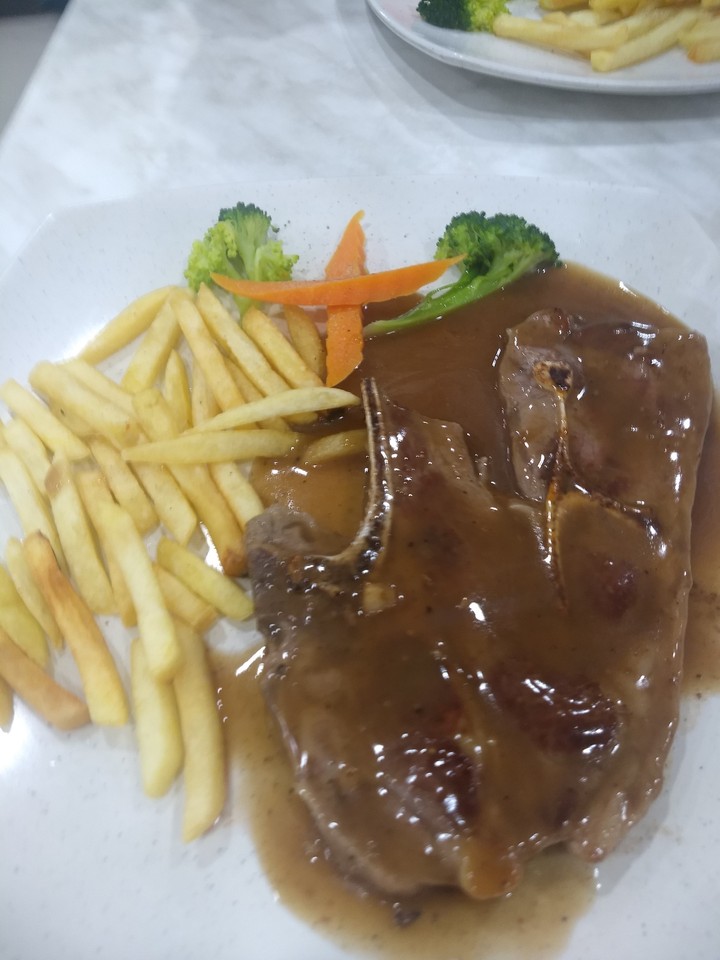 Lamb chop steak