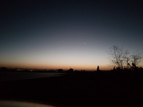Una tarde noche en la granja