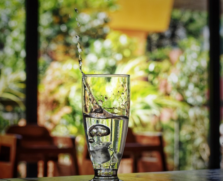 Glass of water