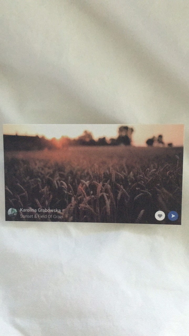 Backside of My name card