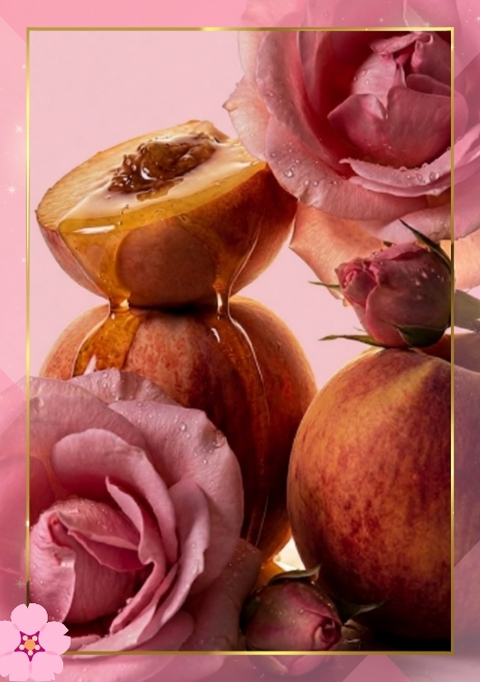 Roses and peaches