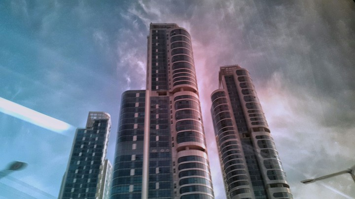 A tall building