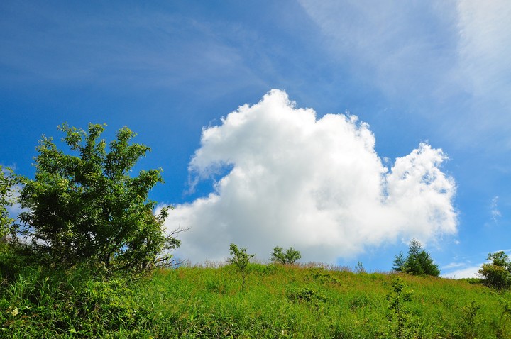 Summer plateau sky