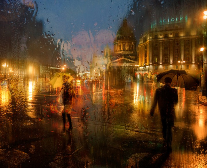 Saint-Petersburg, rain