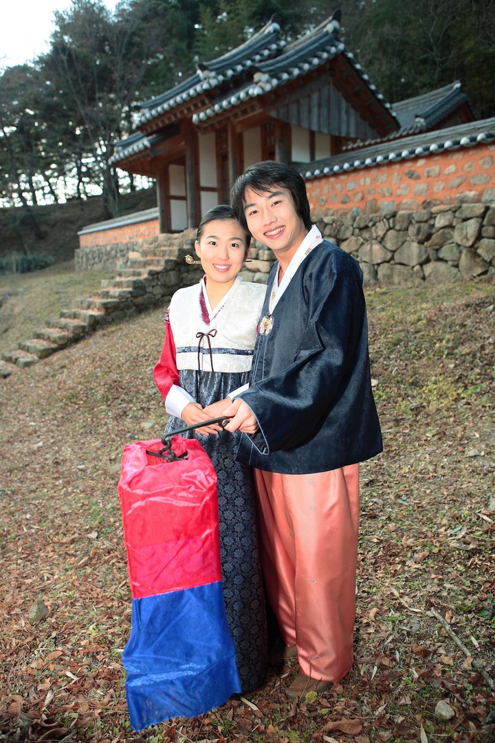 Couple in Korean Dress II