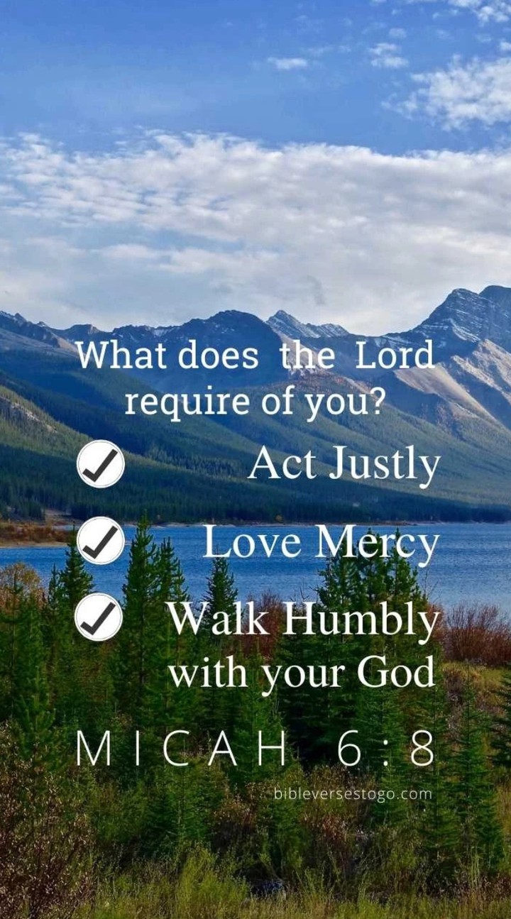 lord require of you