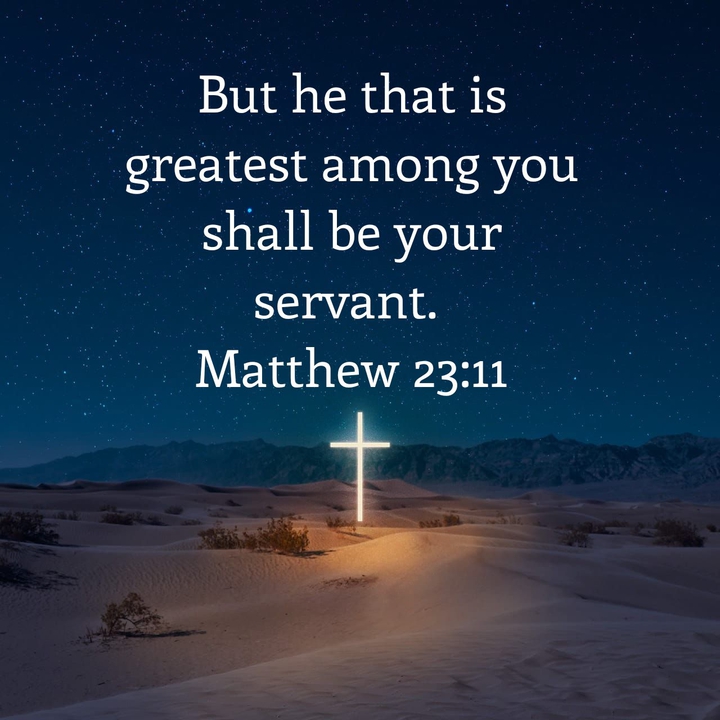 MATTHEW 23:11