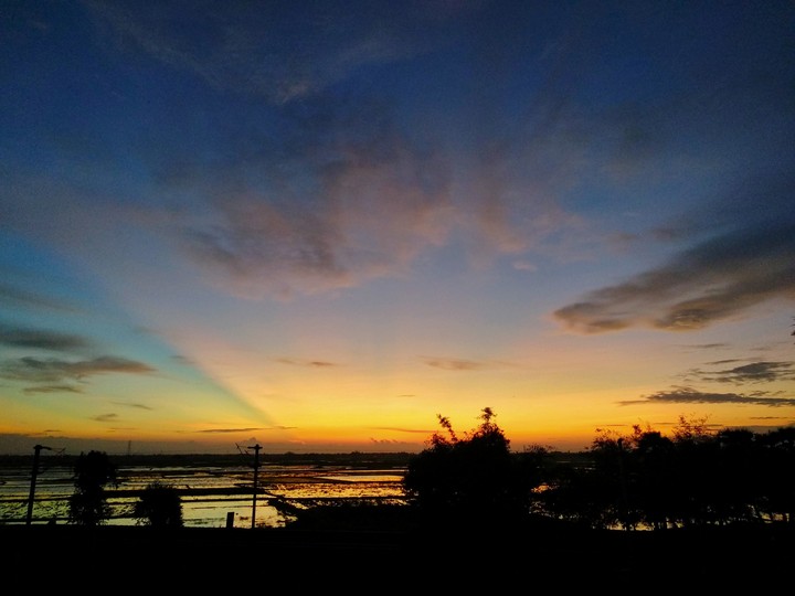 Sunset sky