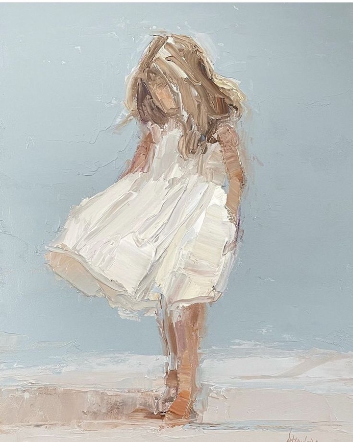 dress, barefoot Hintergrundbilder