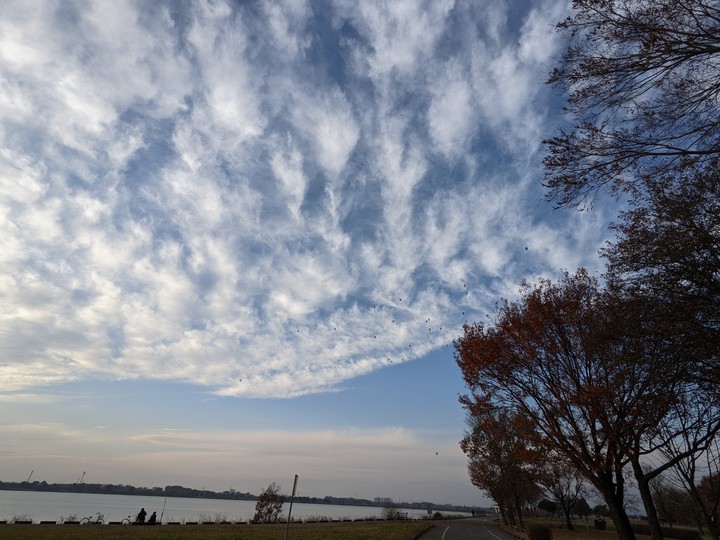 Clouds at dusk