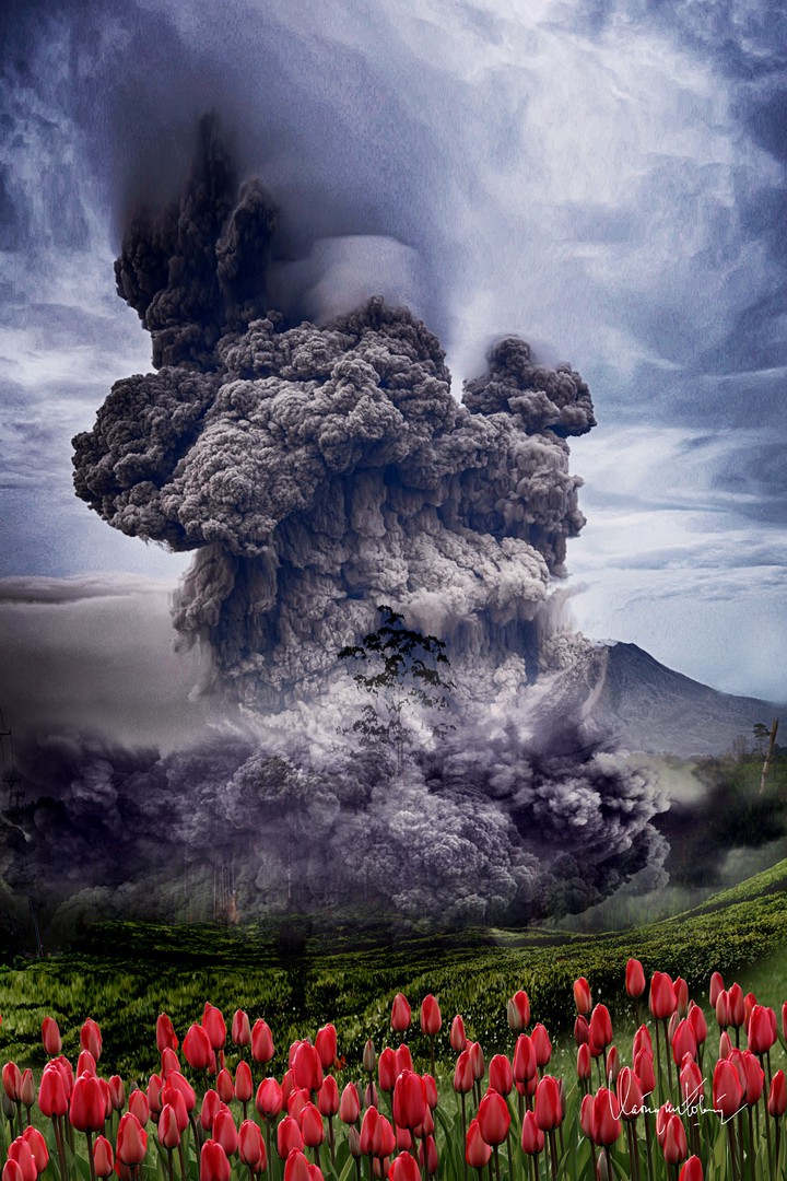 Syndrome of Volcano's Eruption