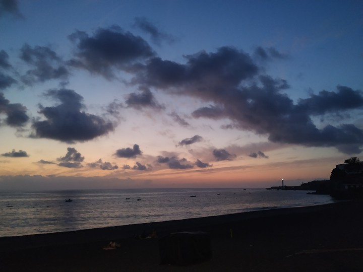 atardece...