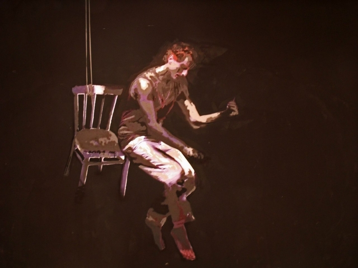 man on chair