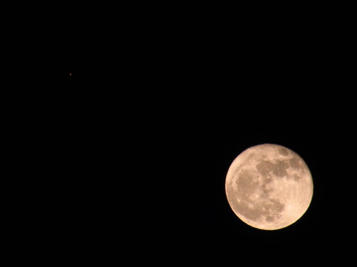 Luna y marte